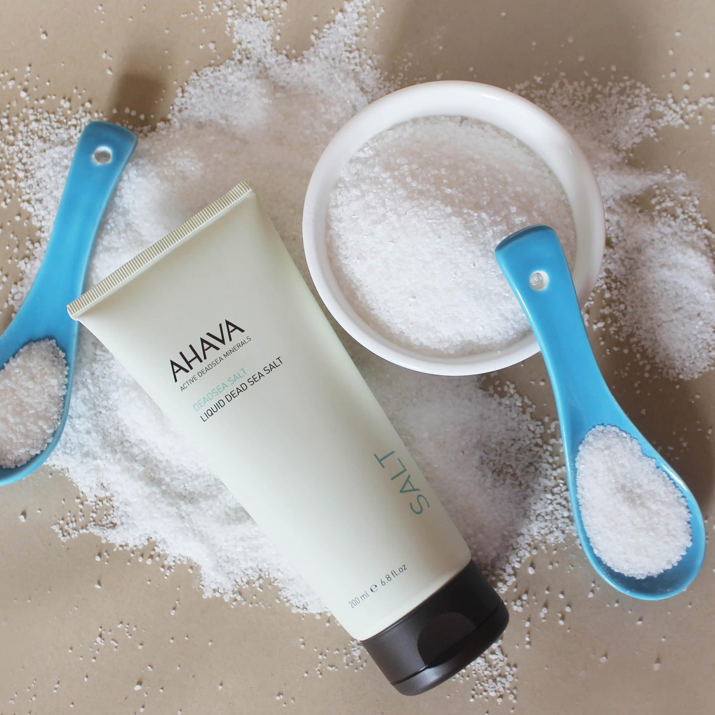 AHAVA Liquid Dead Sea Salt Gel - In-Shower SPA Treatment Gel to Reclaim Moisture & Natural Barrier, Supports Skin's Rejuvenation with Exclusive Osmoter & Antioxidant Grapefruit Oil, 6.8 Fl.Oz