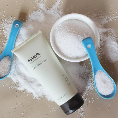 AHAVA Liquid Dead Sea Salt Gel - In-Shower SPA Treatment Gel to Reclaim Moisture & Natural Barrier, Supports Skin's Rejuvenation with Exclusive Osmoter & Antioxidant Grapefruit Oil, 6.8 Fl.Oz