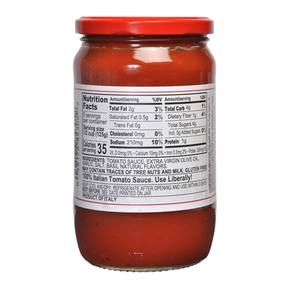 Mantova Italian Tomato Basil Sauce 24 ounce (Pack of 2), 100% Italian Tomatoes, Great Taste