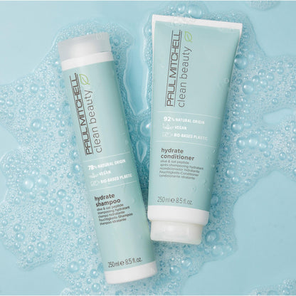 Paul Mitchell Clean Beauty Hydrate Conditioner, Intensely Nourishing Conditioner, Improves Manageability, For Dry Hair