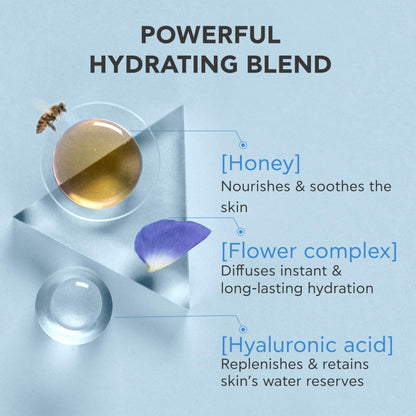 APIVITA Aqua Beelicious Face Gel-Cream | Oil-Free Hydrating Gel-Cream with Honey, Hyaluronic Acid & Flowers, 40 mL / 1.35 oz