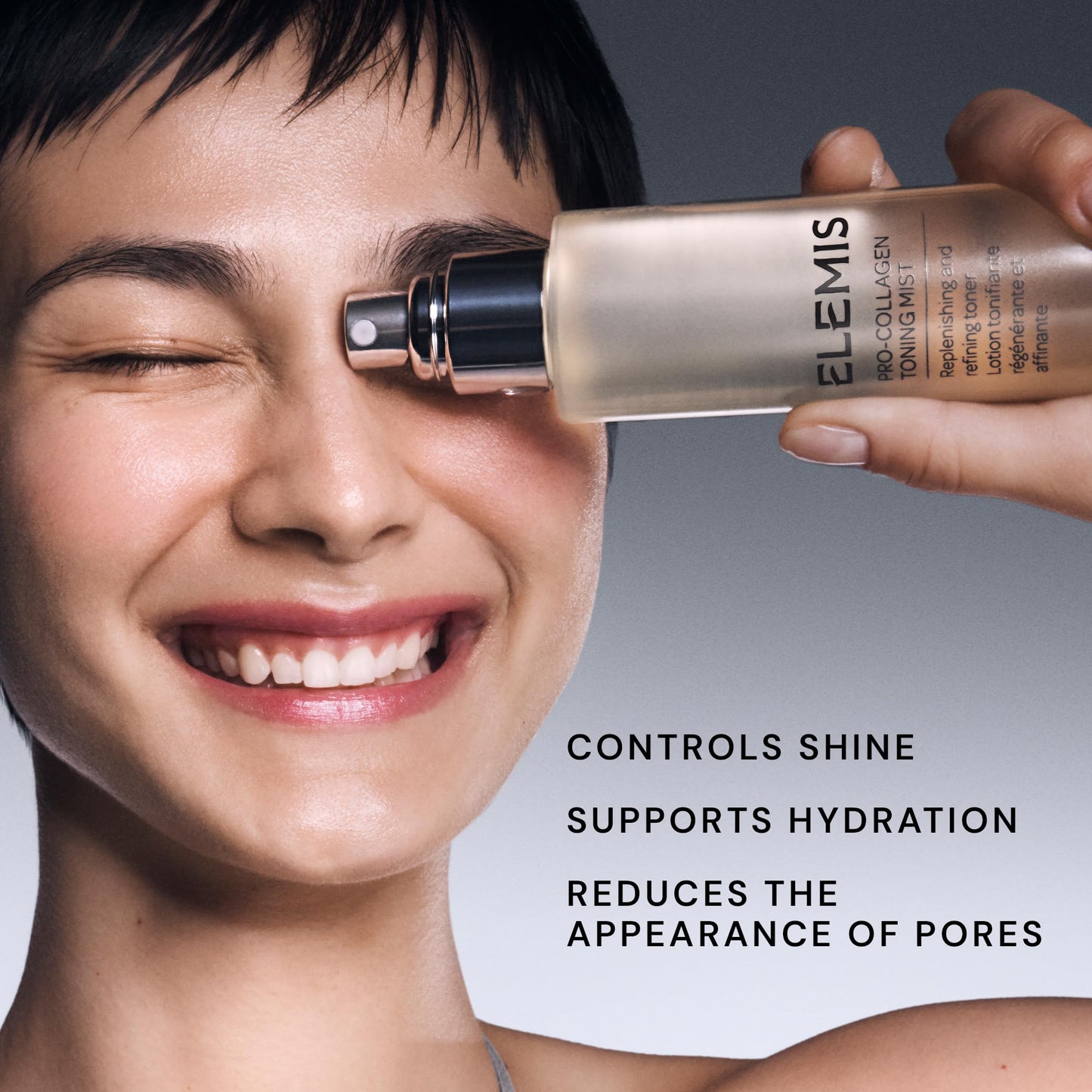 ELEMIS Pro-Collagen Toning Mist, Hydrating PHA Facial Mist to Refine Pores & Smooth Skin