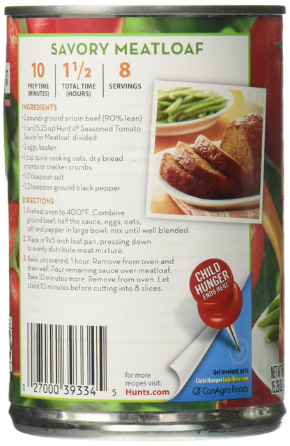 IDAHOAN Hunt's Seasoned For Meatloaf Tomato Sauce 15.25 oz Can, 15.25 oz