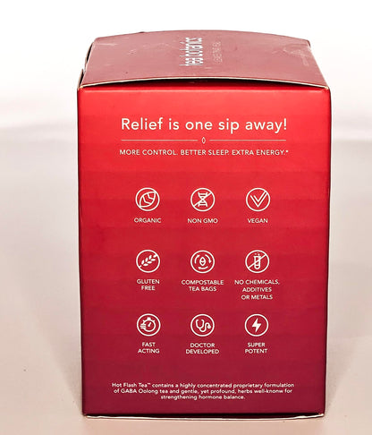Hot Flash Tea - Organic Multi-sypmptom Menopause Support* (15 Day Supply)