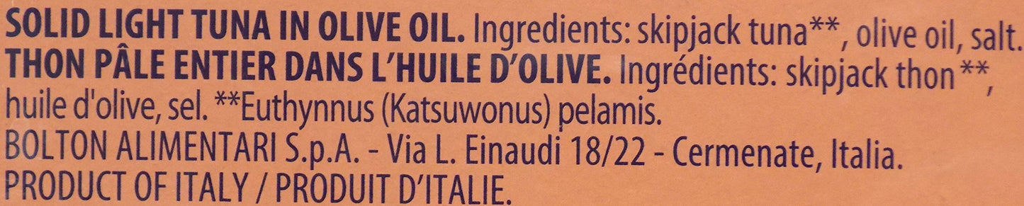 Rio Mare Solid Light Tuna in Olive Oil (Pack of 4, 6-oz cans)