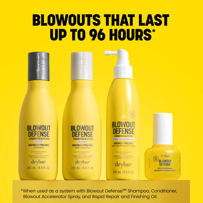 Drybar Blowout Defense Rapid Repair and Finishing Oil - Weightless Heat Protectant for Hair, Repairs Split Ends, Adds Shine for Long-Lasting Blowouts
