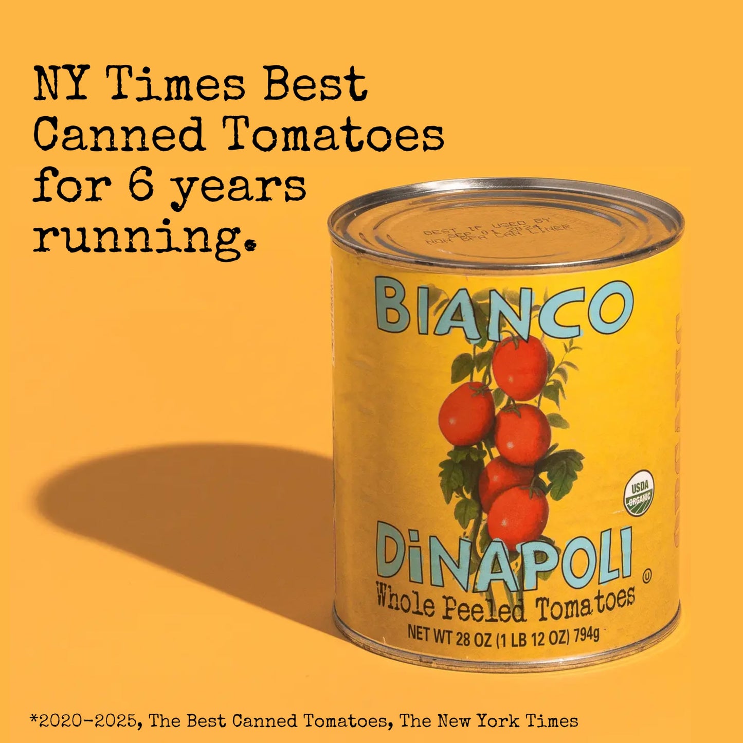 Bianco DiNapoli Organic Tomato Paste, 6 Oz (Pack of 12), Vine Ripened California Grown Tomatoes, Canned Tomato Paste for Soups, Sauces, Pasta and More