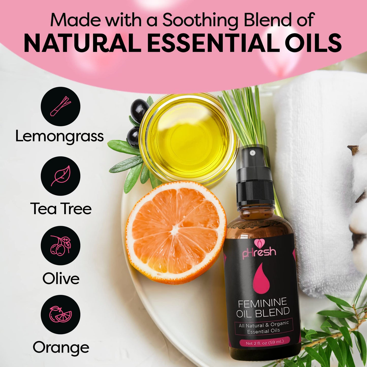 pHresh Feminine Spray (4 oz) + Vulva Balm (2 oz)