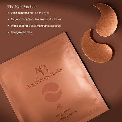 Augustinus Bader The Eye Patches – Luxury Hydrating & Anti-Aging Under-Eye Treatment – Reduces Puffiness, Smooths Fine Lines & Brightens Dark Circles – Soothing, Restorative Formula