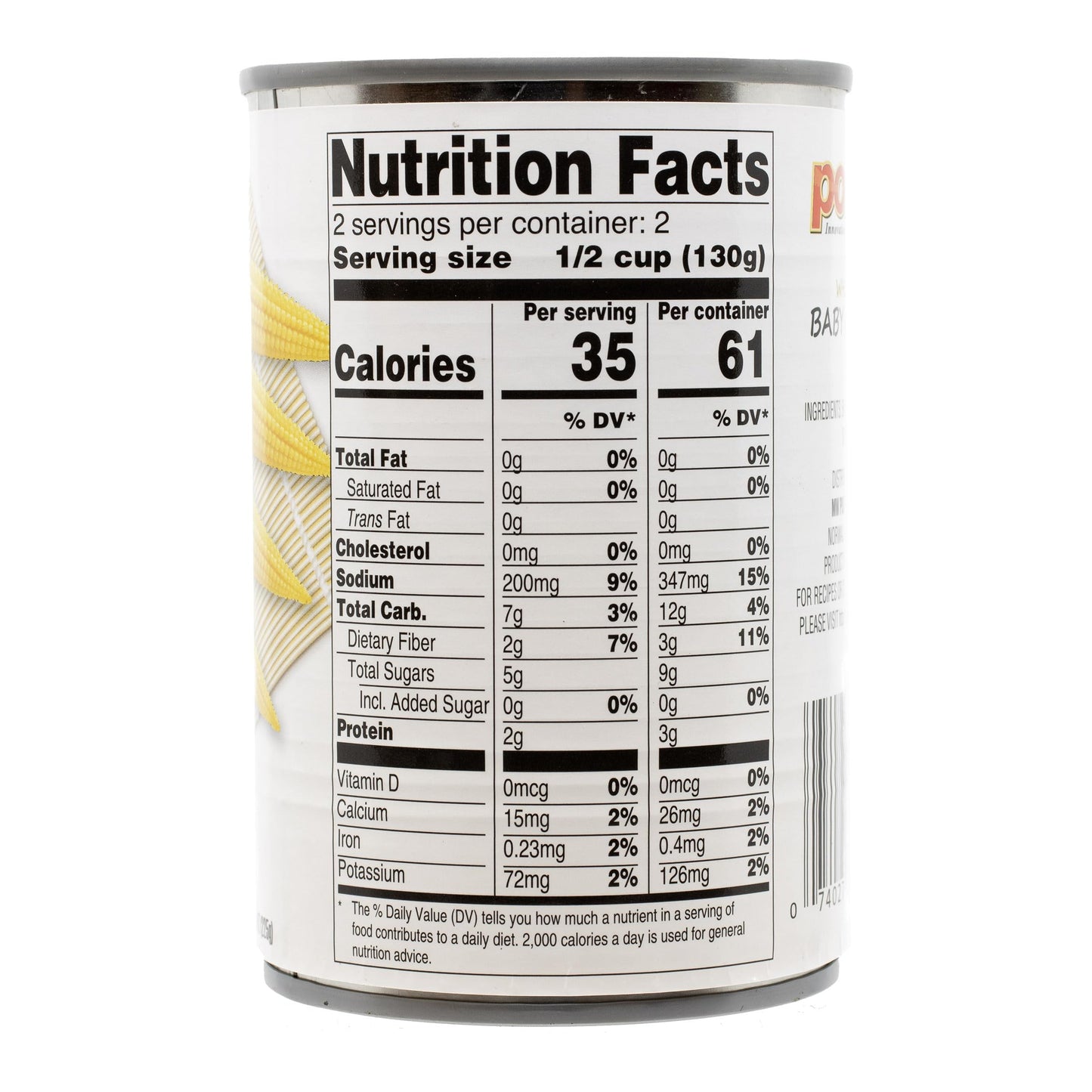 MW Polar Canned Vegetables, Whole Baby Corn, 15oz (Pack of 1)