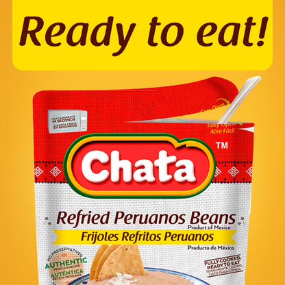 Chata Mexican Refried Mayocoba Beans, 15.2 oz (Pack of 3)