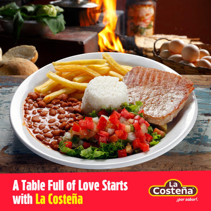 La Costeña Whole Pinto Beans - Ready-to-Eat Canned Pinto Beans for Mexican Food, Vegetarian Chili Ingredients, Bean Dip, Bean Burger, Burrito & Vegan Protein Salad - 19.75 oz, 12 Pack Canned Food