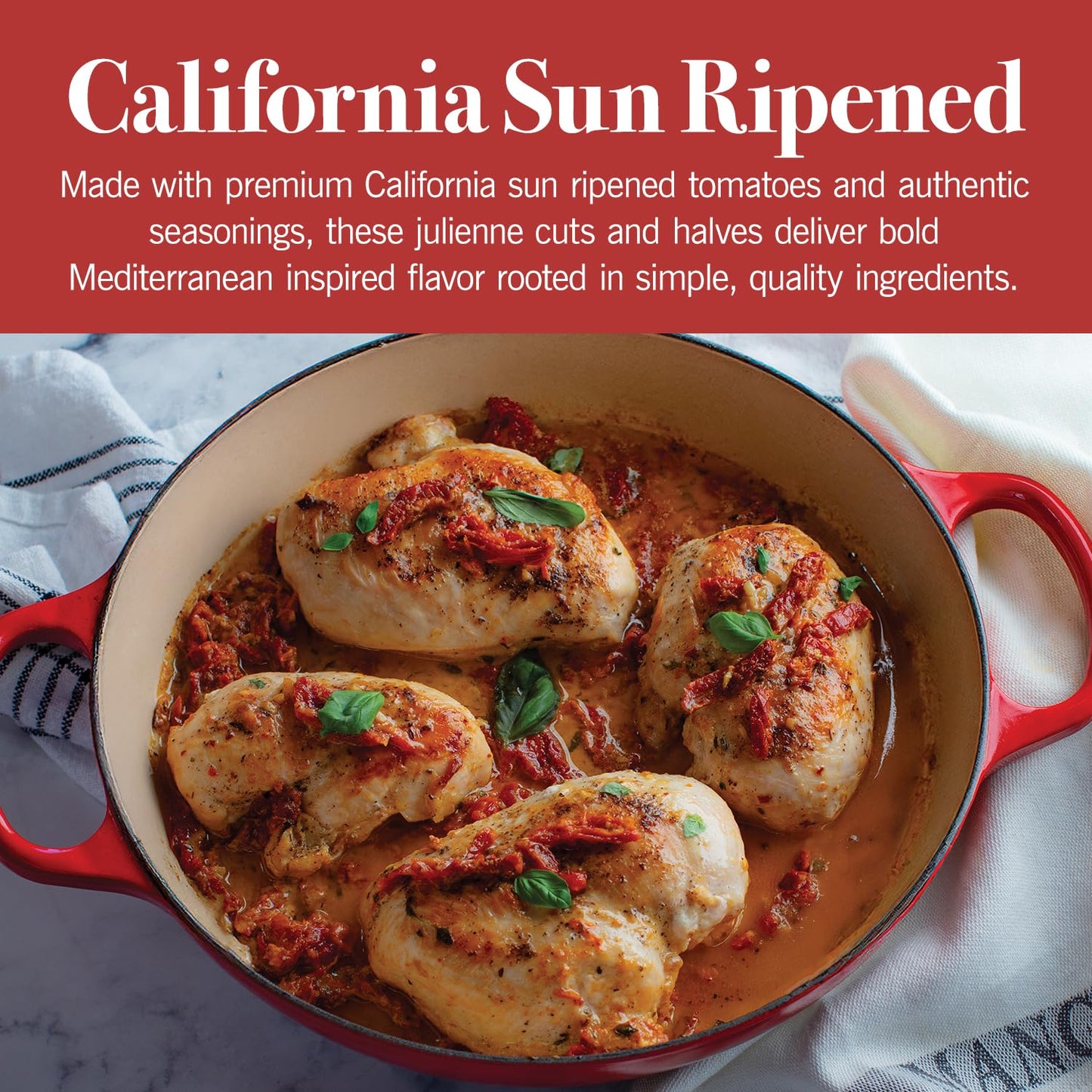 Bella Sun Luci Sun Dried Tomato Halves, Mediterranean Style Sun-Ripened Tomatoes, Kosher, Vegan, Gluten-Free, Premium Ingredient for Pasta, Pizza, Salads, Sandwiches & Appetizers