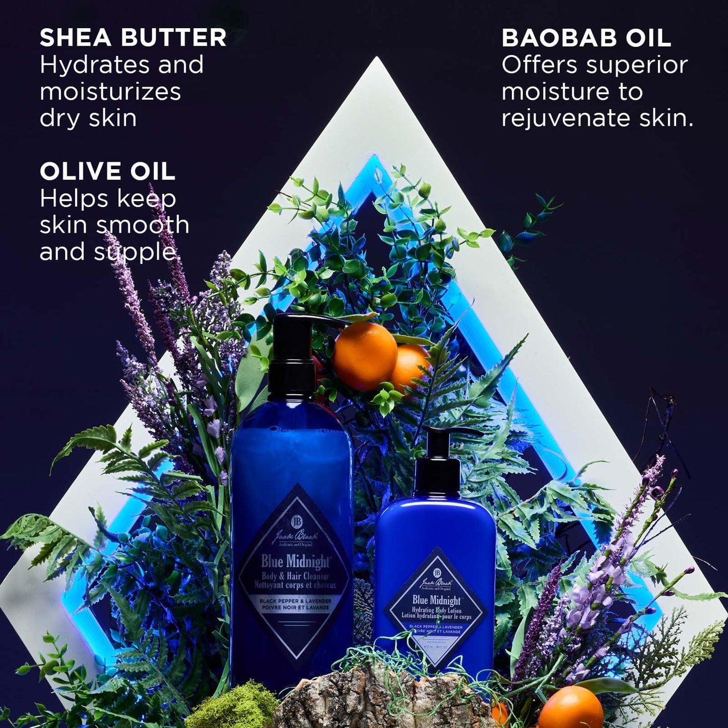 Jack Black Blue Midnight Hydrating Body Lotion