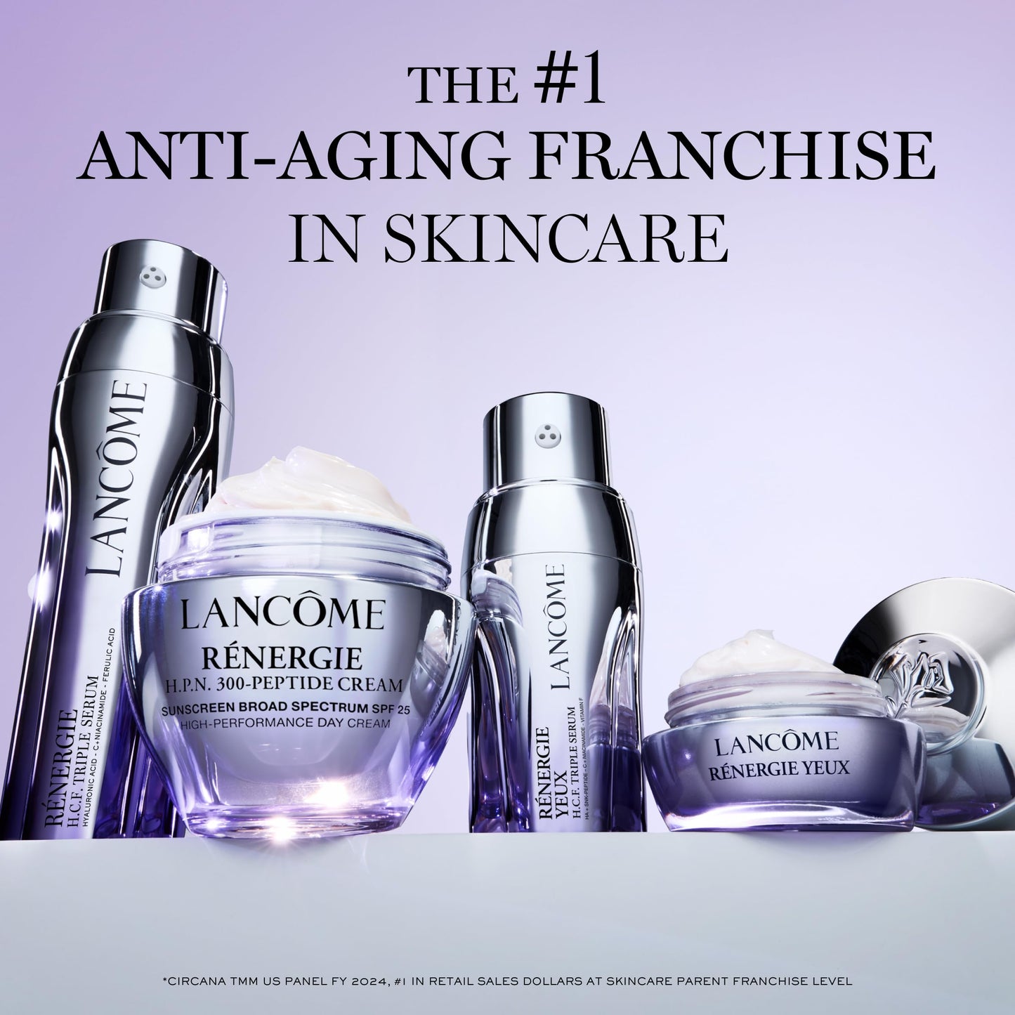 Lancôme Rénergie H.C.F. Triple Serum - Hyaluronic Acid Serum for Visible Correction of Anti Aging Signs & Dark Spots - With Vitamin C+, Niacinamide & Ferulic Acid