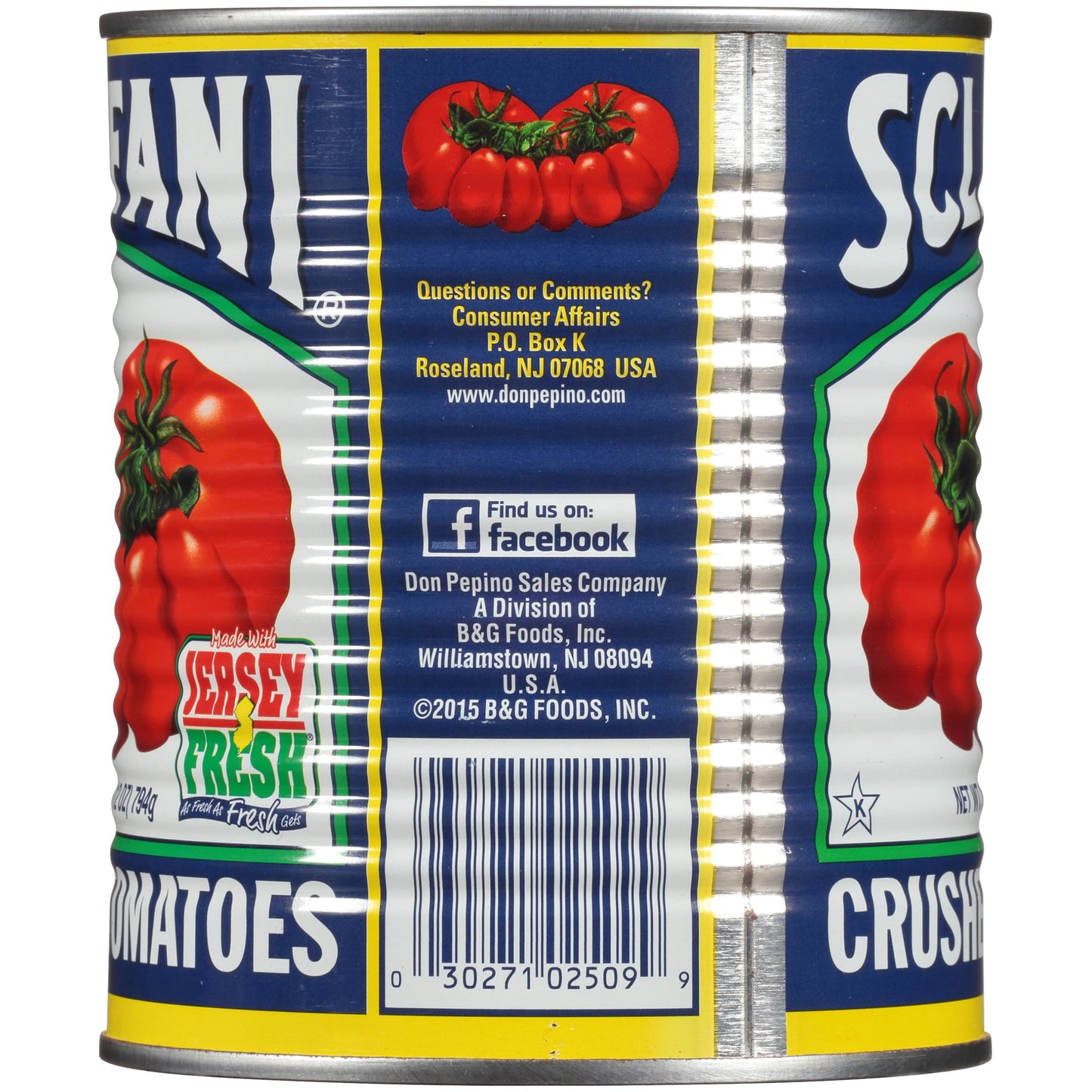 Sclafani, Crushed Tomatoes, 28 Ounce
