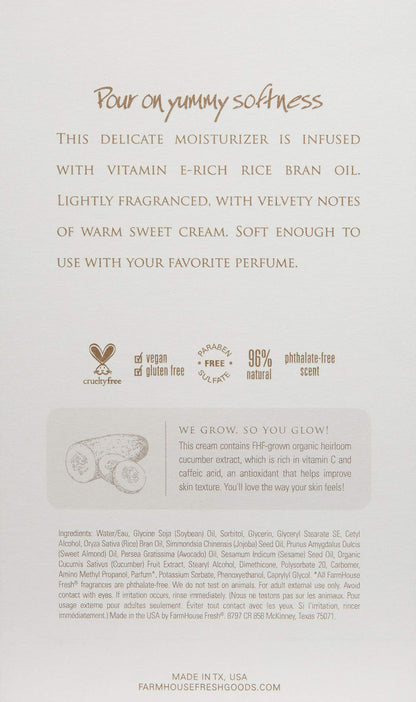 FarmHouse Fresh Sweet Cream Body Milk