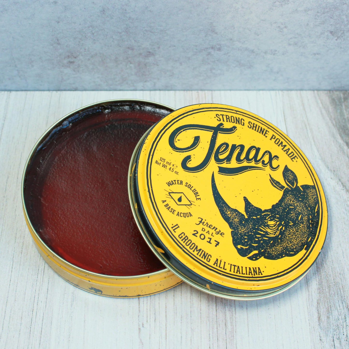 Tenax Water Soluble Pomade, Strong Hold with Clean Shine, 4.5 oz