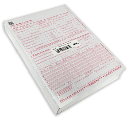 Tabbies Health Insurance Claim Forms, Approved by National Uniform Claim Committee (NUCC), HCFA/CMS 1500, 8-1/2" x 11", 500 Sheets/Pack