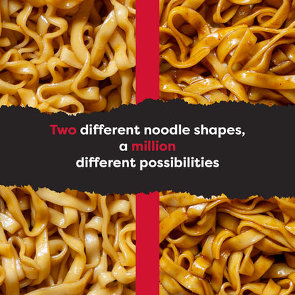 A-Sha Healthy Asian Instant Noodles with Sauce Pack | Best Sellers Variety Bundle | Vegan, Air Dried, High Protein | Great For Ramen, Stir Fry, Wok | 4 Flavors, 19 Packs