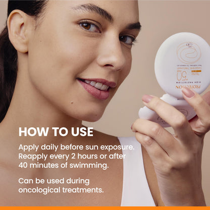 Avène High Protection Tinted Compact, Mineral Sunscreen, Tinted Sunscreen, Broad Spectrum SPF 50+, UVA/UVB Blue Light Protection, 100% Mineral, Water Resistant, Non-Greasy, Fragrance-Free