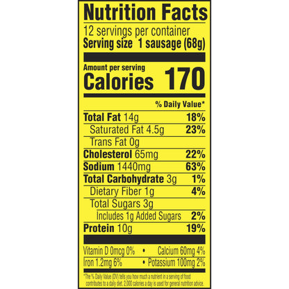 Penrose Big Mama Pickled Sausages, 2.4 Ounce, 12 Pack