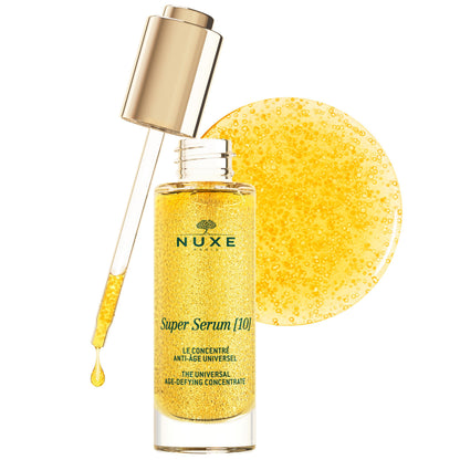 NUXE Super Serum, Universal Age-Defying Concentrate with Hyaluronic Acid and Botanical Oils, Anti-Aging Facial Serum