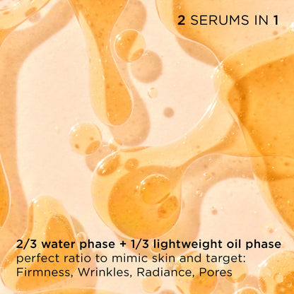 Clarins DOUBLE SERUM LIGHT TEXTURE | Anti Aging Serum | Visibly Firms, Smoothes, Boosts Radiance and Refines Pores | 24H Hydration | Great for Combination to Oily Skin and Humid Climates