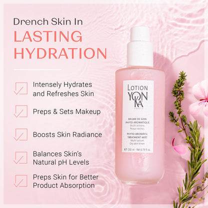 Yon-Ka PS Hydrating Face Toner | Calming Daily Face Mist with Botanical Plant Extracts for Dry & Sensitive Skin | Minimizes Pores and Treats Redness | Alcohol-Free and Paraben-Free