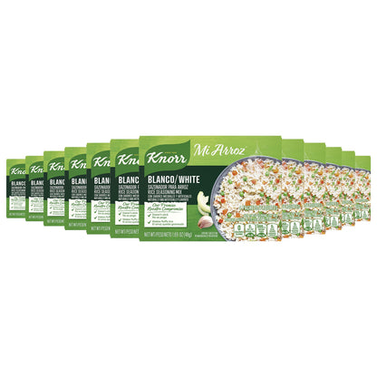 Knorr Mi Arroz Rice Seasoning Mix Add Authentic Flavor To Any Dish White Delicious Homemade Flavor in Our Seasonings 1.69 oz 4 Count, Pack of 12