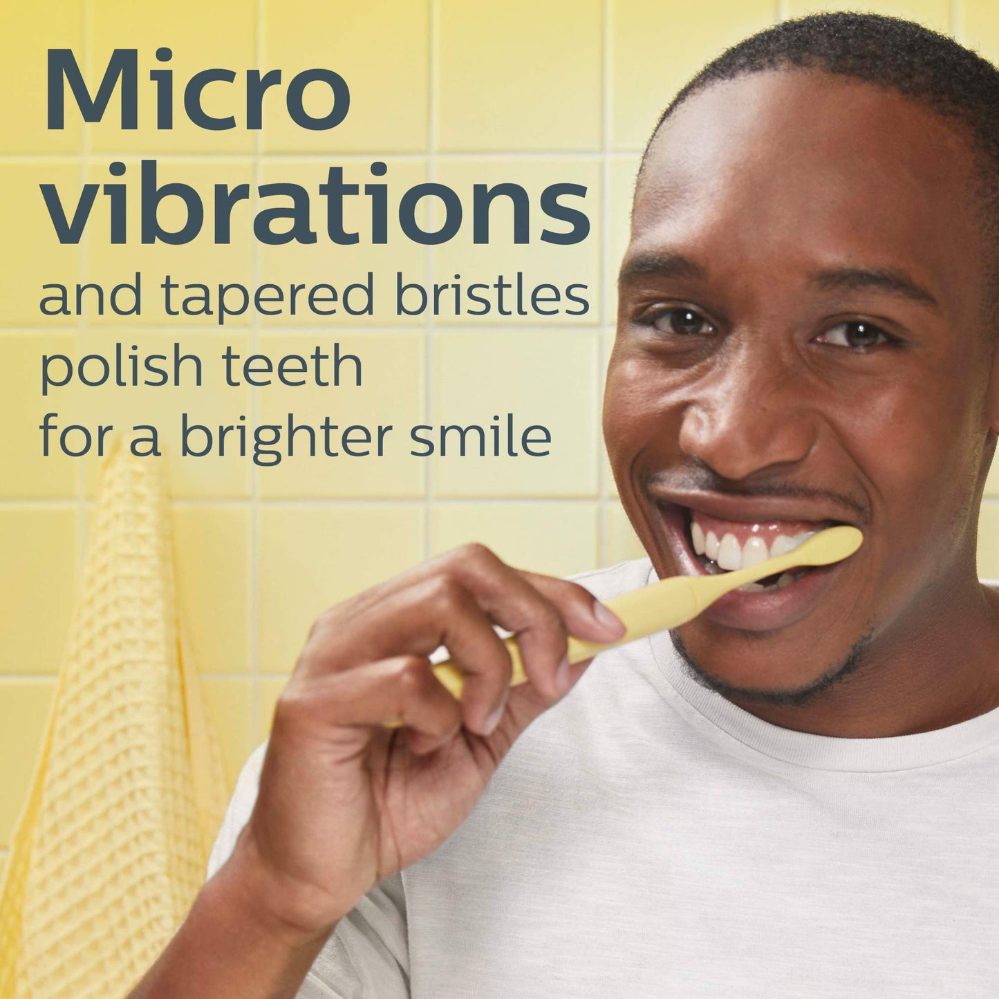 Philips Sonicare Battery Toothbrush, Mango Yellow, HY1100/02