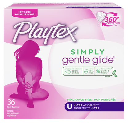 Playtex Simply Gentle Glide Tampons 36ct & Playtex Sport Tampons 36ct Bundle