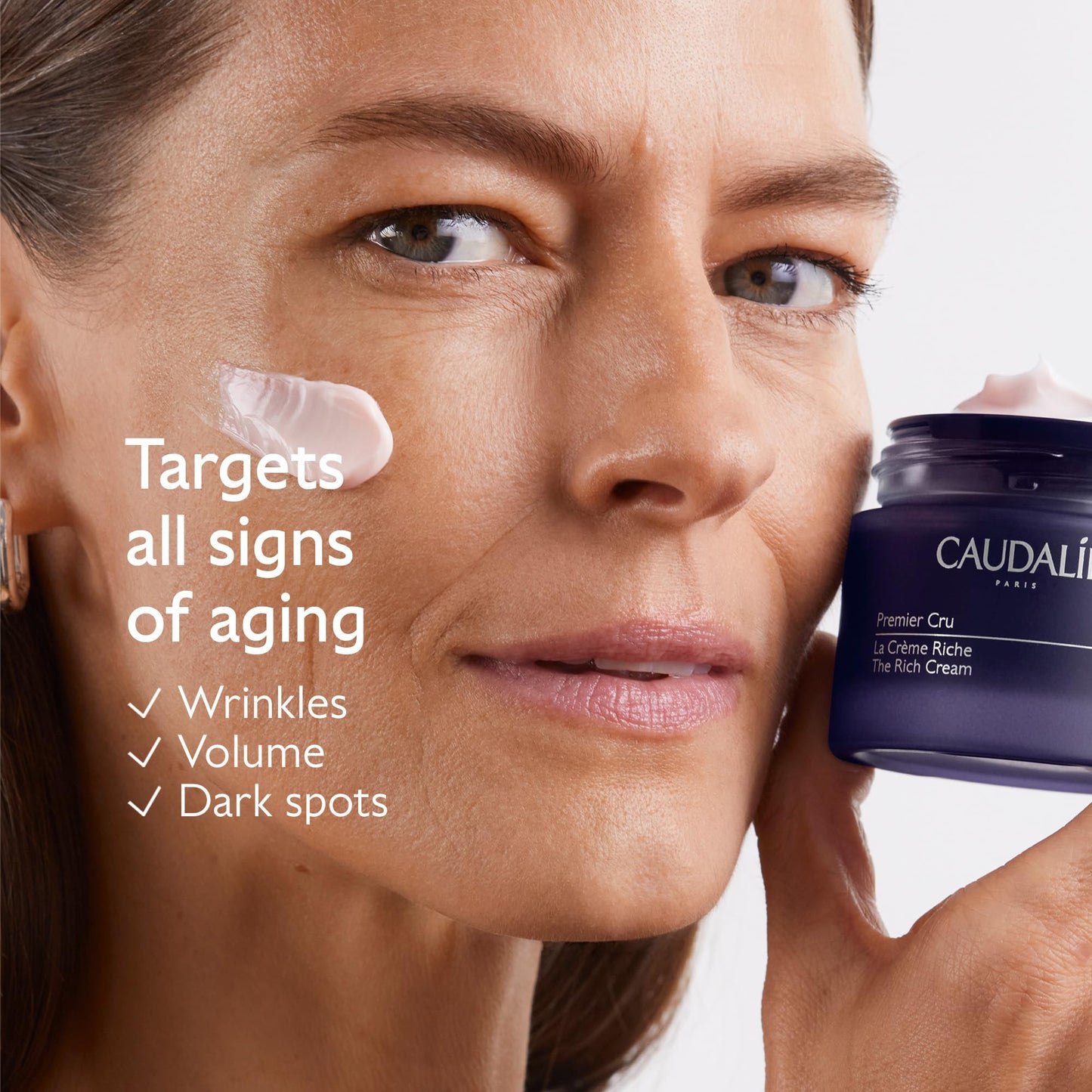 Caudalie Premier Cru Anti-Aging and Skin Barrier Repair Routine for Fine Lines, Wrinkles, and Dark Spots with Premier Cru The Rich Cream ($190 Value)