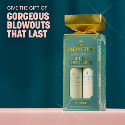 The Clean Sweep Detox Duo Kit - Holiday Gift Set, Dry Shampoo Twin Pack - Coconut Colada and Original Scent - Two 3.8 oz cans