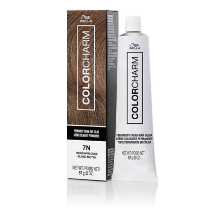 COLORCHARM Permanent Cream Hair Dye | Blonde Hair Color | High Lift, Natural Warm Bronde, Golden Honey Tones | 100% Gray Coverage | Vegan, Free of Phthalates & Parabens | 2 oz.