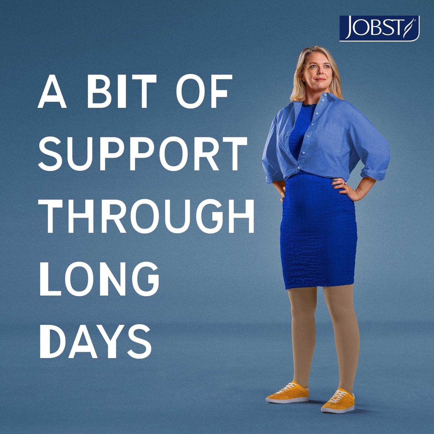 JOBST Relief 20-30 mmHg Compression Stockings, Waist High Pantyhose, Closed Toe, X-Large, Beige