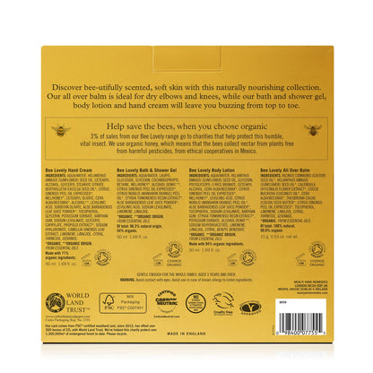 Neal's Yard Bee Lovely Nourishing Collection, Nourishing & Bee-Friendly, Vegetarian Approved, Cruelty Free, 4 Pieces