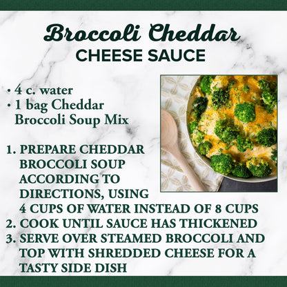 Bear Creek Soup Mix, Cheddar Broccoli, 10.6 Ounce (Pack of 6)