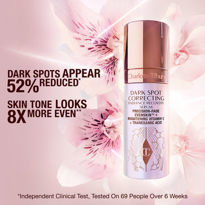 Charlotte Tilbury Radiance Recovery Dark Spot Serum - Tranexamic Acid & Vitamin C Serum for Brighter Looking Under Eyes, Redness, Uneven Skin Tone - Treatment to Reduce Appearance of Aging Skin