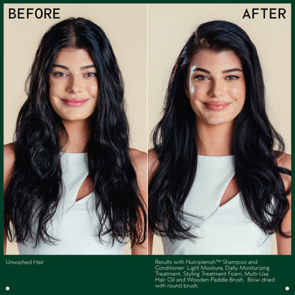 Aveda Nutriplenish Conditioner Light Moisture | Hydrating Conditioner for Fine to Medium Dry Hair | Organic Pomegranate Oil, Coconut Oil, Mango Butter | 96% Naturally Derived*