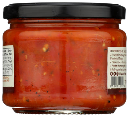 Pickerfresh Roasted Red Pepper Bruschetta - Gourmet Vegetable Spread - Simple Ingredients - Non-GMO, No Artificial Color & No Preservatives - 10 oz