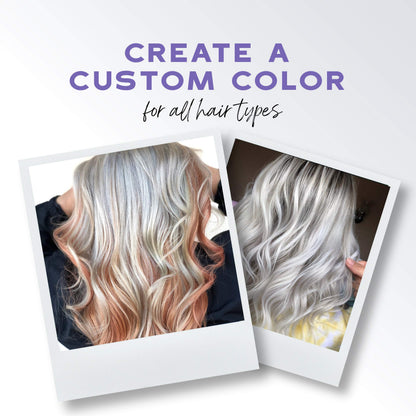 Keracolor Purple or Gold Toning Drops to Create Your Own Purple Shampoo - Mix with Any Shampoo, Conditioner or Cream Styler