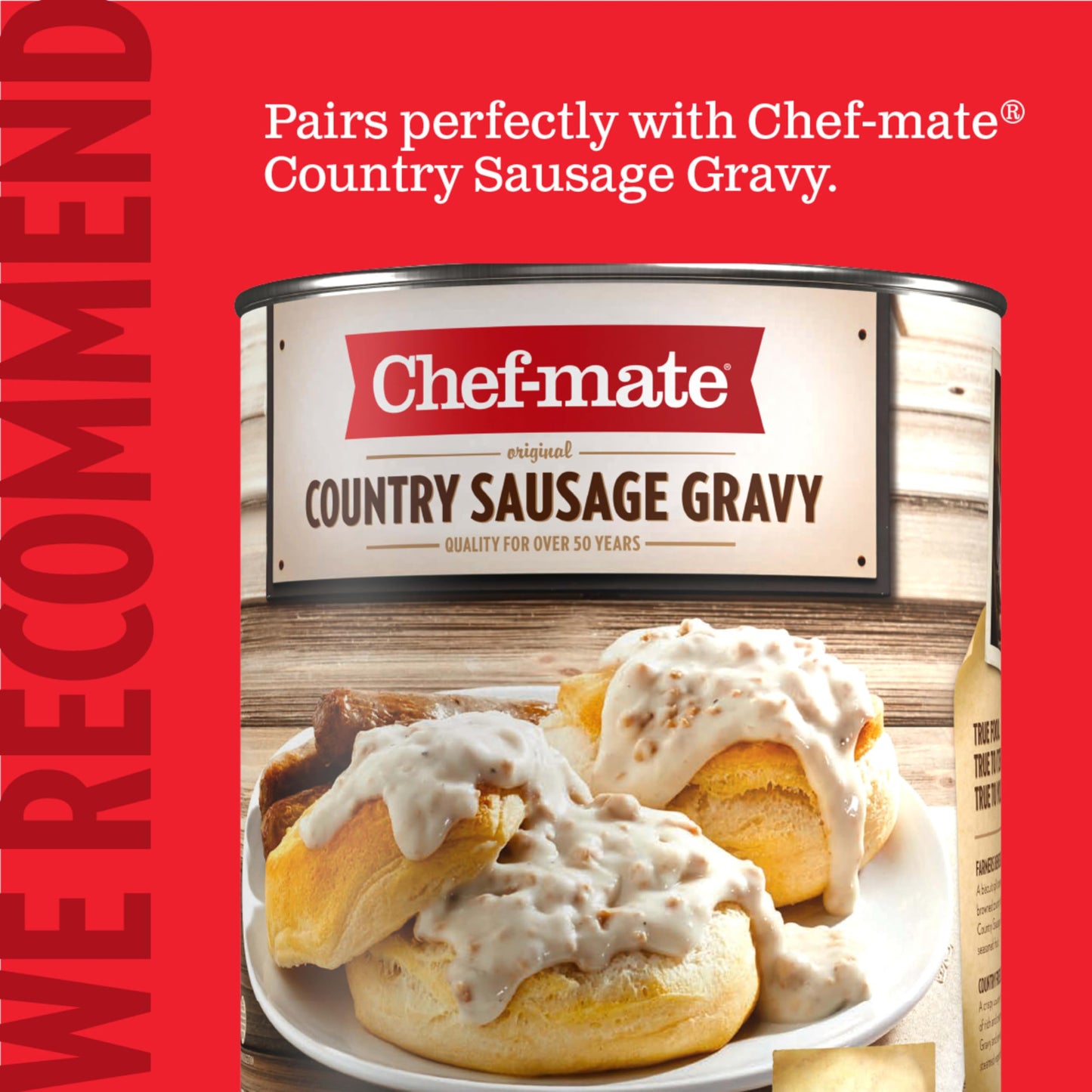 Chef-mate Corned Beef Hash, Canned Food and Canned Meat, 6 lb 11 oz (#10 Can Bulk)