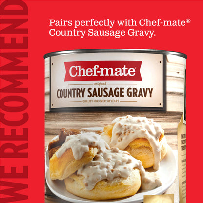 Chef-mate Corned Beef Hash, Canned Food and Canned Meat, 6 lb 11 oz (#10 Can Bulk)