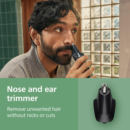Philips Norelco All-in-One 3000 Series 13 in 1 Trimmer, Beard Styler & Men's Hair Clipper, 9 Length Settings & Self-Sharpening Skin-Friendly Blades, MG3919/50