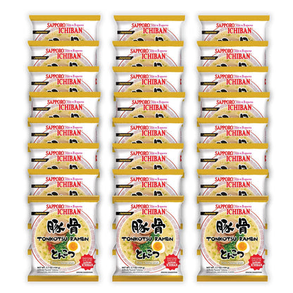Ramen Noodles, Tonkotsu Flavor, No. 1 Tasting Japanese Instant Noodles 3.5 Oz. (3.7 Ounce (Pack of 24))