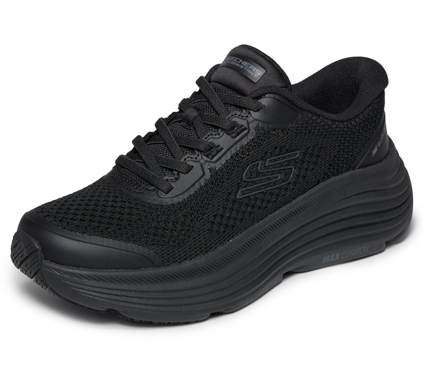 Skechers Men's Knit Bungee Max Cushioning Endeavour Sr Hands Free Slip Ins