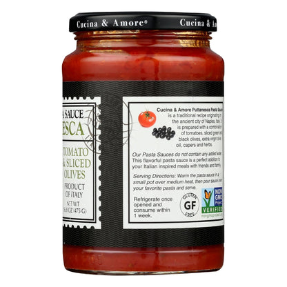 Cucinaamor C Amore Puttanesca Sce 1.05 Pound (Pack of 6)