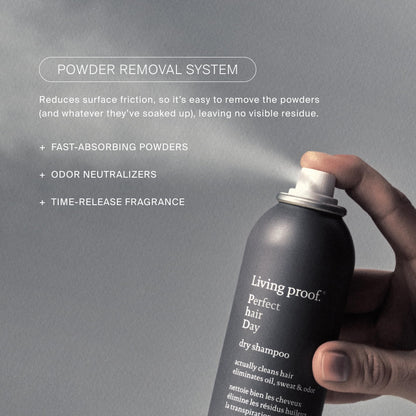 Living Proof Perfect Hair Day Dry Shampoo – Absorbs Oil, Sweat, Odor, Cleans Hair, Fresh Scent, Detoxifies Scalp for Women and Men