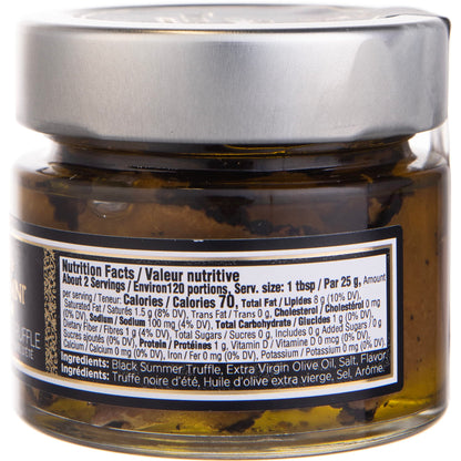 Tuscanini Reserve Italian Sliced Black Truffle in Extra Virgin Olive OIl, 1.41oz | Thin Truffle Mushroom Slices | Authentic Italian Truffle Carpaccio | Product of Italy